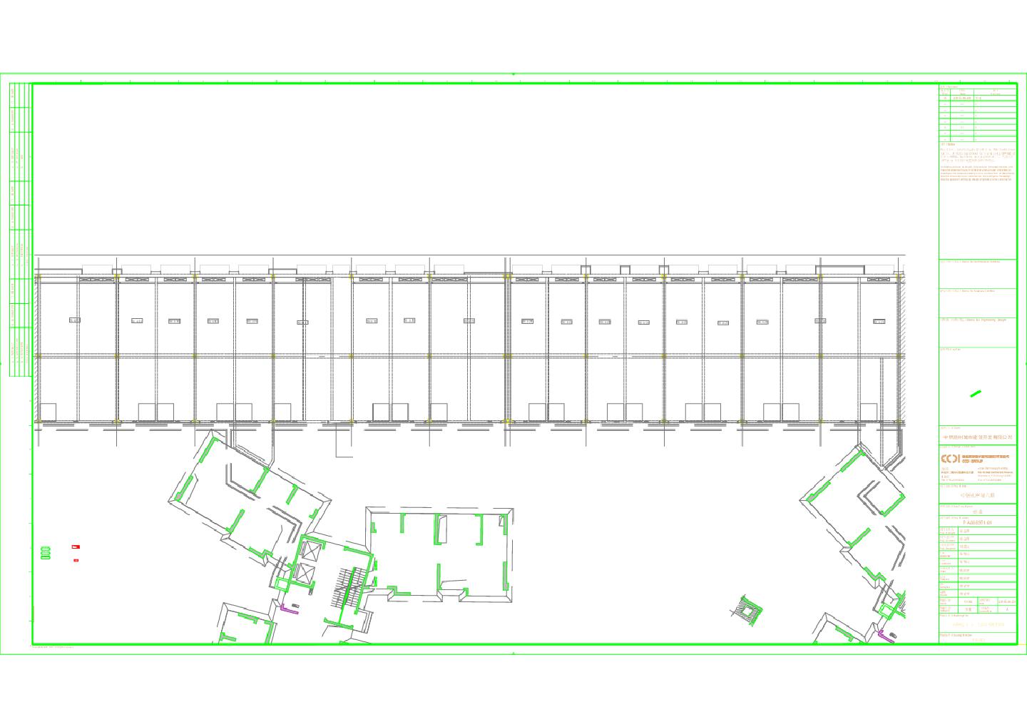 中信水岸城六期 商业A区（一）一层自动喷淋平面图 CAD图