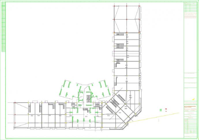 中信水岸城六期 商业C区（一）二层自动喷淋平面图 CAD图_图1