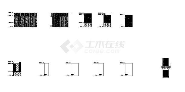 武汉花山碧桂园某酒店二期别墅平面图-图一