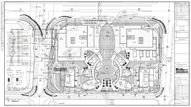 南昌莱蒙都会商业中心（B8地块）-总平面CAD图-图一