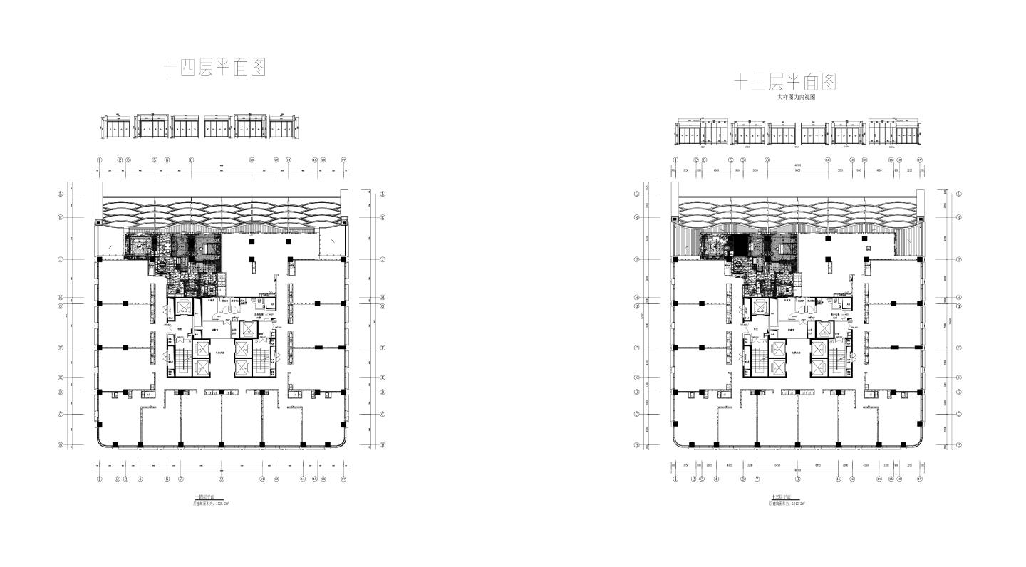 广州某斯基酒店客房家具布置图