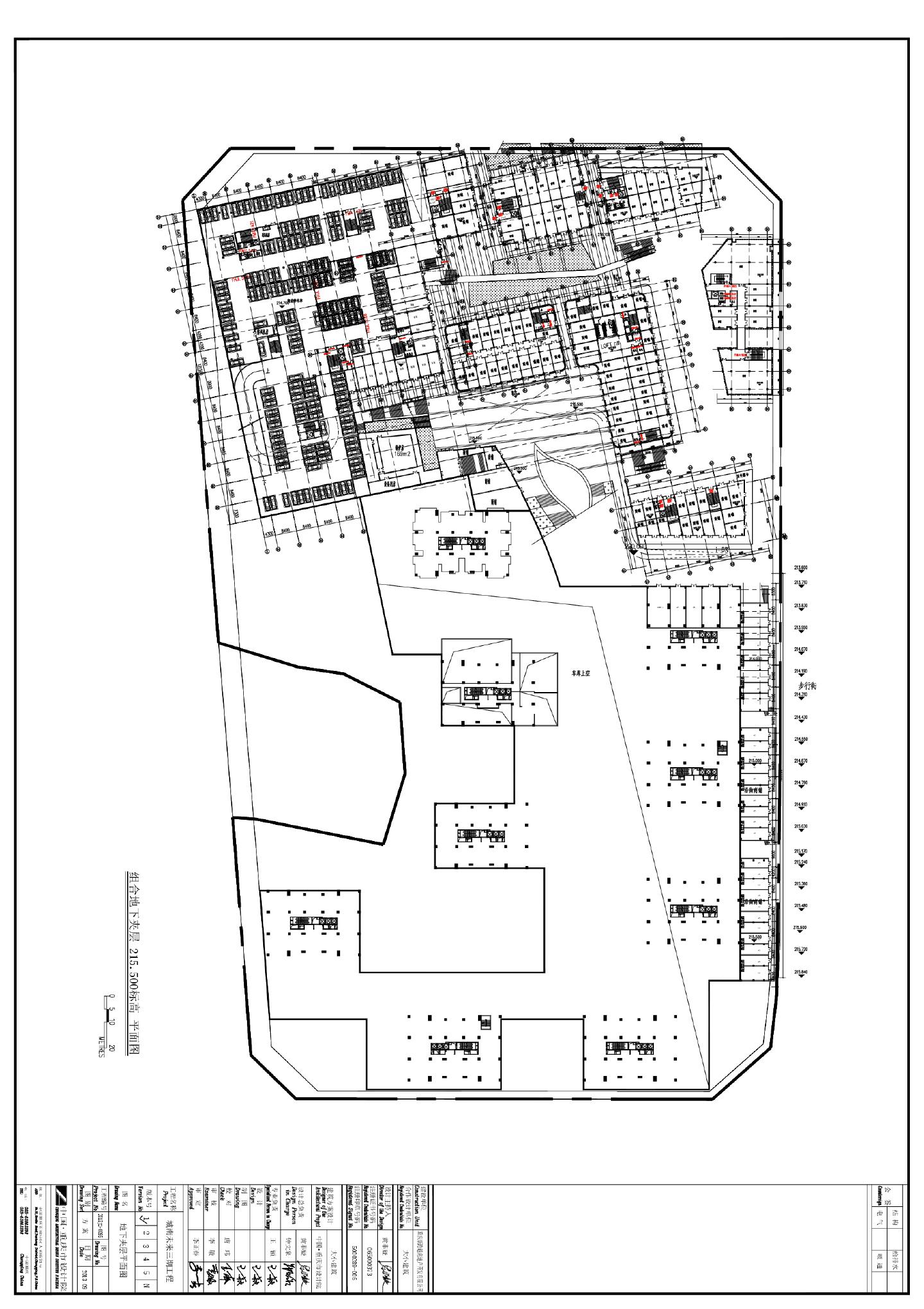 城南未来三期工程-建施组合平面CAD图