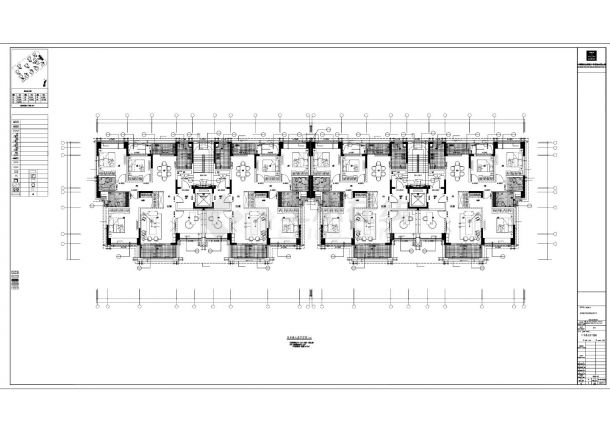 住宅小区楼层平面CAD-图二