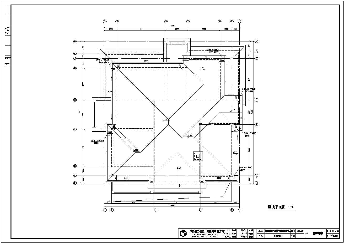 2层欧式独栋别墅楼全套施工设计cad图纸(含效果图)