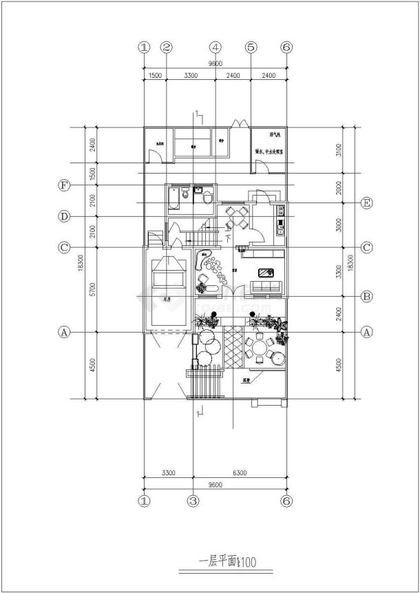 苏州某新农村住宅建筑设计全套CAD图-图二