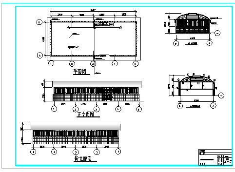 钢结构晾衣房施工图45x112m