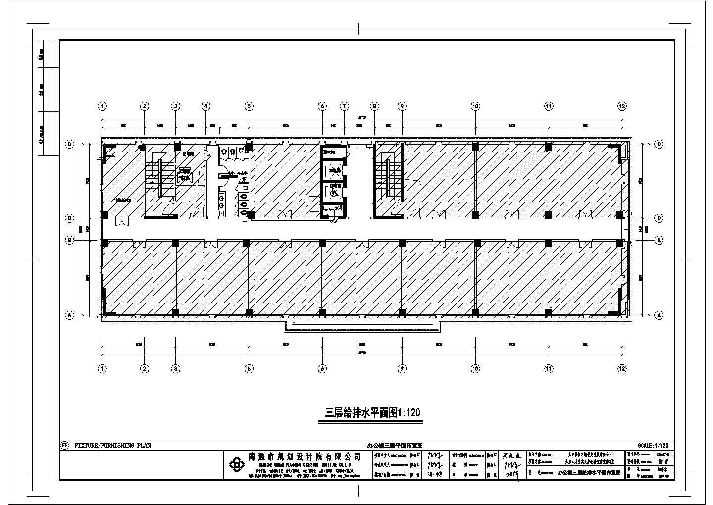 上海市某社区13层人才公寓给排水系统设计CAD图纸
