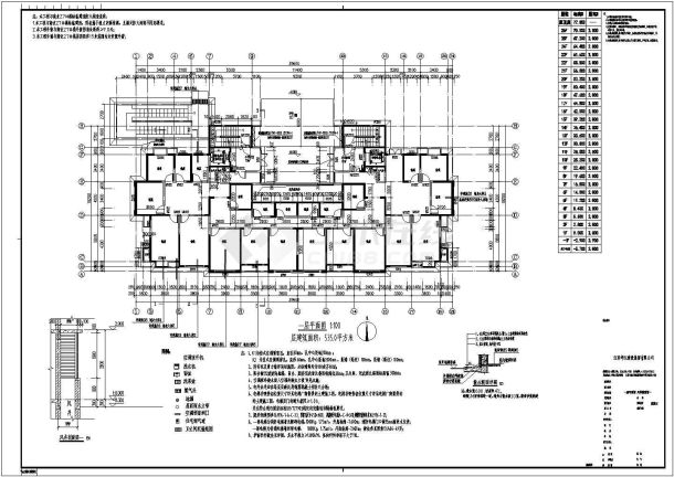 早陈阳光小区18号楼建筑图-图二