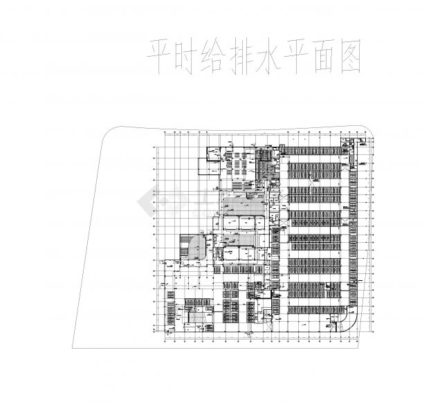 天虹小学迁建工程=--给排水设计-图一