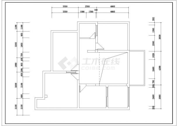 二层精品别墅楼电气照明布线工程全套设计图纸-图二