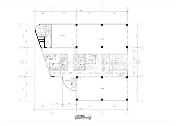 CAD设计图纸宾馆建筑施工图-图二