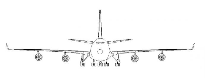 多套飞机常用绘图的图库CAD图块_图1