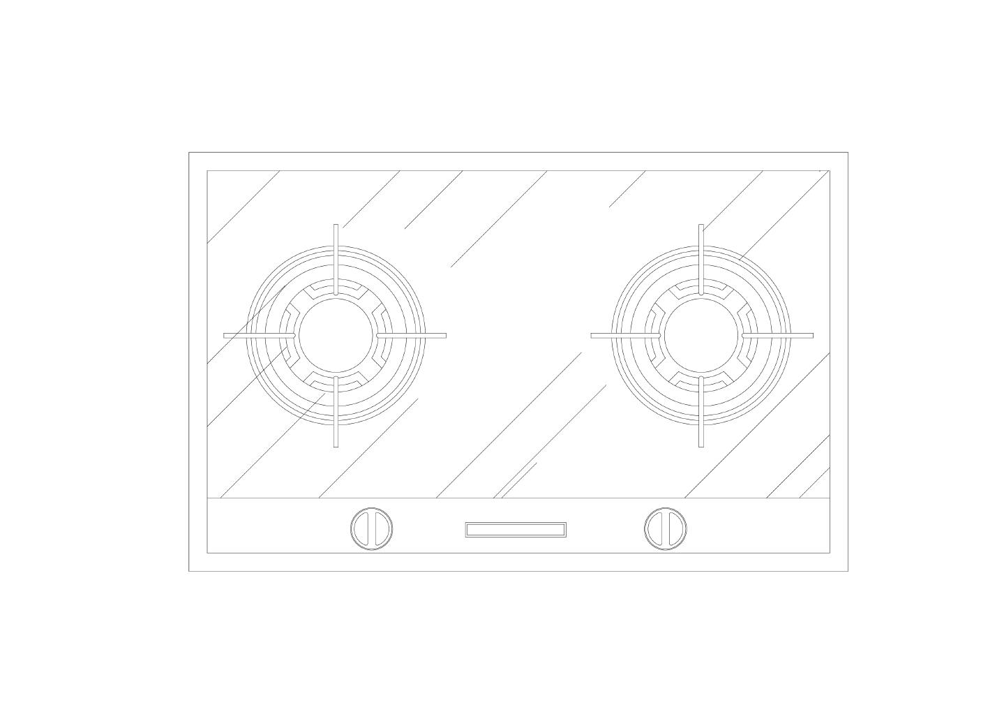 CAD图库-厨房类-动态块（2个）CAD图