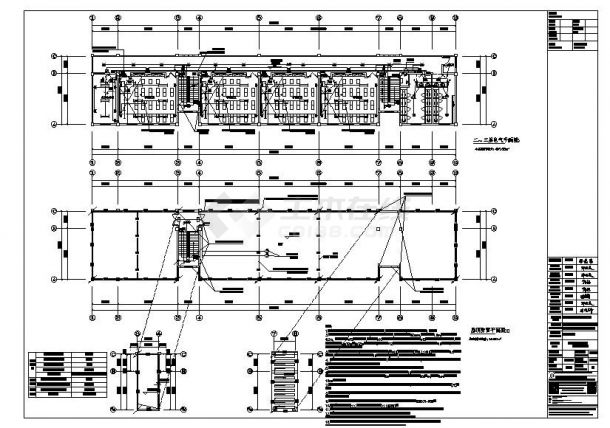 安顺市平坝区乐平镇塘约小学基础教育提质扩容建设项目电气设计CAD-图二