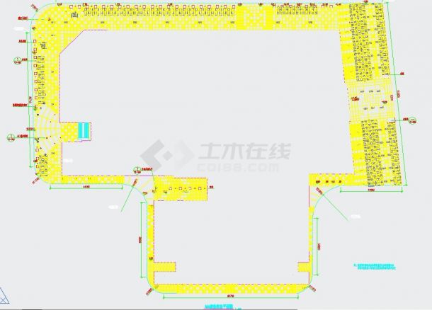 深圳某市区龙华美丽AAA花园全套施工设计cad图-图一