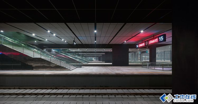 天津西站内部结构图图片