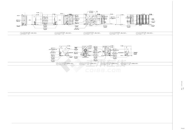 卫生间建筑设计施工图案例CAD图-图二