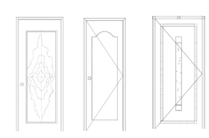 某某建筑立面门铁花模块室内设计CAD图案图纸素材整理平面图CAD图_图1