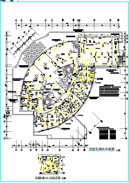 苏州某大学多层教学楼空调工程全套施工设计cad图纸-图一
