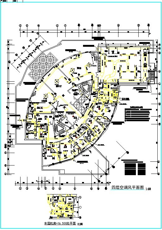 苏州某大学多层教学楼空调工程全套施工设计cad图纸