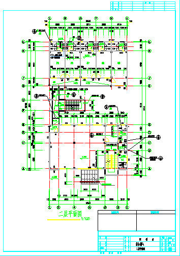 某五层框架结构综合楼设计cad详细建筑施工图_图1