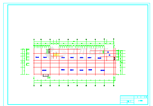 北京海淀区某公司8层框架结构办公楼全套建筑设计CAD图纸-图一