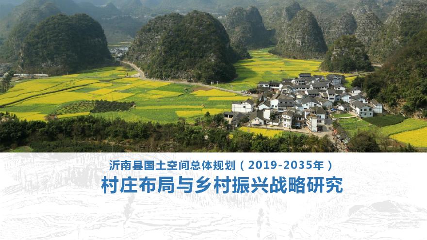 2020 山东省沂南县村庄布局规划与乡村振兴发展战略规划[153P].pdf-图一
