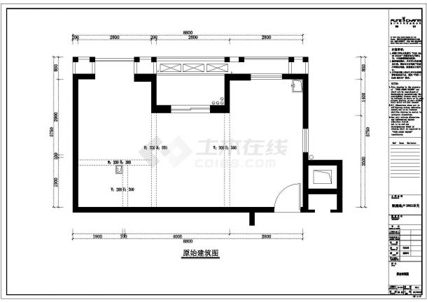 凯隆地产现代风格样板房全套建筑施工设计cad图纸（含效果图）-图二