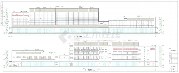 4层采配管理中心办公宿舍建筑设计施工图-图二