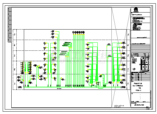 工业厂房-电气-生产用房(大)15干线示意图-图二