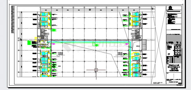 工业厂房-电气-生产用房(大)15一层夹层-电力配电平面图-图二