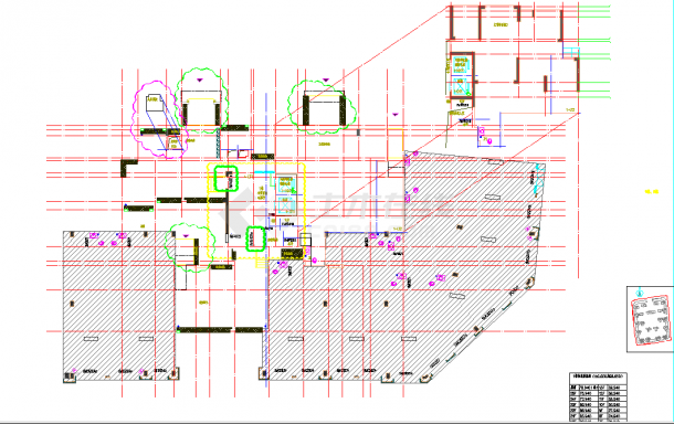 某地广西多套套高层塔式住宅楼建筑户型图CAD图纸-图一