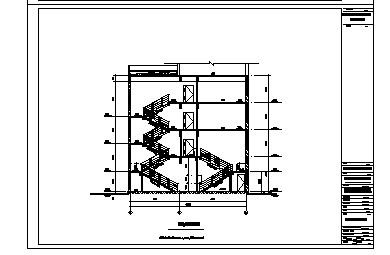某框架宿舍楼钢结构设计CAD图_图1