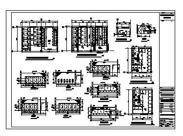 某框架宿舍楼钢结构设计CAD图-图二
