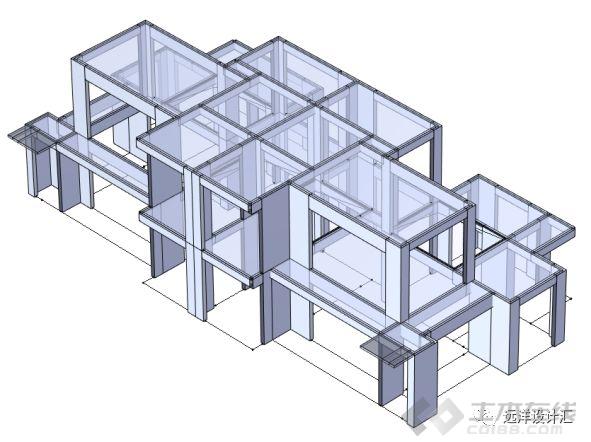 所处场地类别Ⅲ类,在不同抗震烈度下对异形柱框架结构和剪力墙结构的