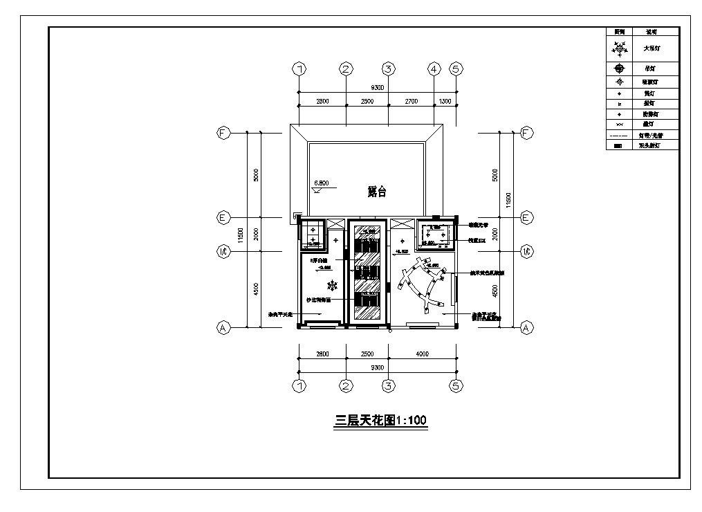 某独栋豪华别墅平面装修图