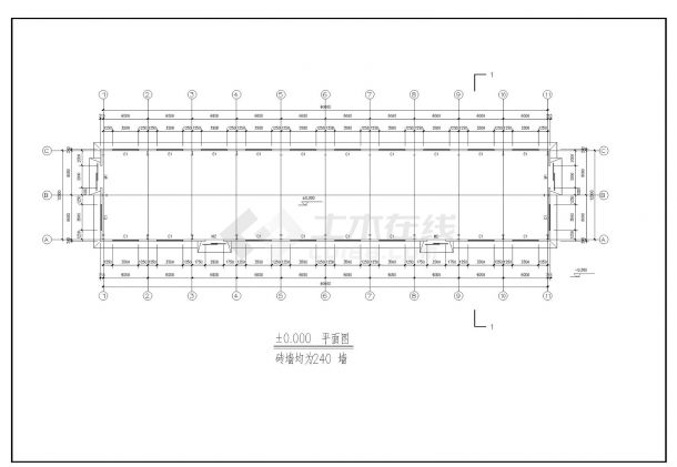 736.66平米单层钢结构厂房全套结施方案详图-图二