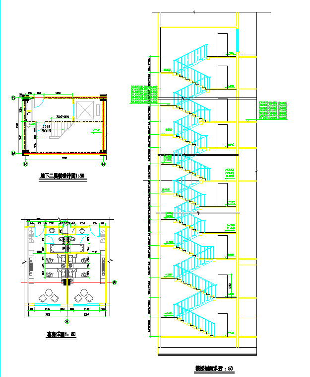 某地高层宾馆设计方案图CAD图纸_图1
