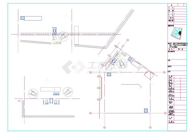 4层商业综合体电影院建筑设计施工图-图一