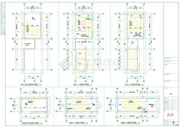 10层高层酒店宾馆建筑设计施工图-图二