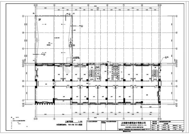 某六层框架结构办公楼建筑施工图-图一