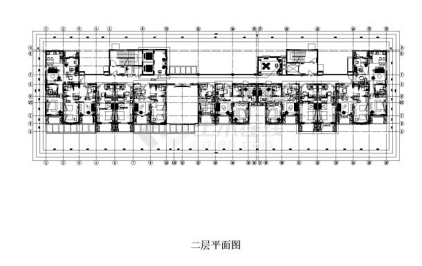 上海某老年公寓13栋空调配电电气施工图-图一