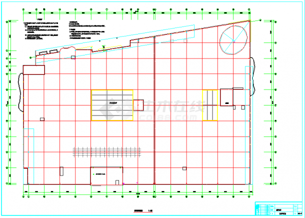 某地建材商场电气图CAD图纸-图一