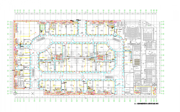 某地鹤壁万达广场-照明系统平面图CAD图纸-图一