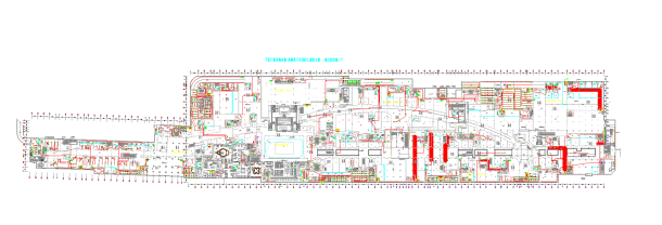 某地河北某商业文化步行街地下工程照明施工图CAD图纸-图一