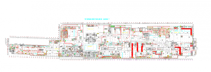 某地河北某商业文化步行街地下工程照明施工图CAD图纸_图1