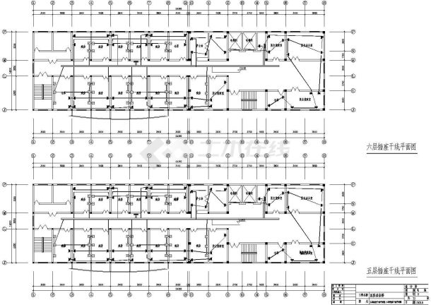 某地多层病房楼电气施工图-图二