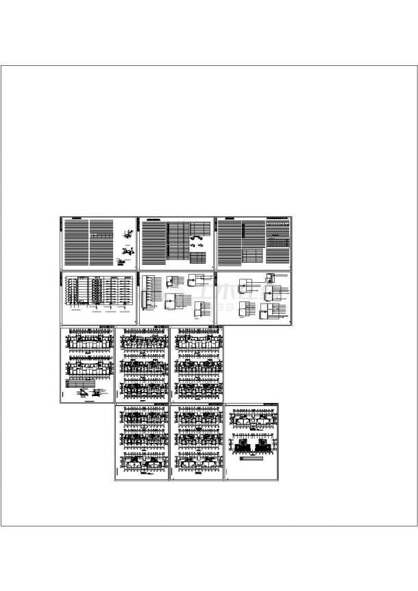 滨湖花园电施6号楼电气图设计-图一