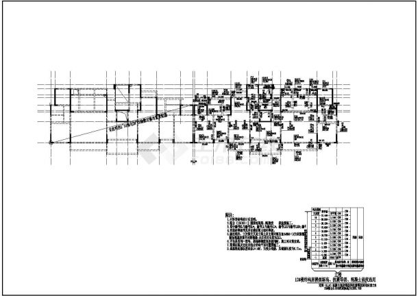 某地区大型高层剪力墙住宅施工CAD图纸-图一