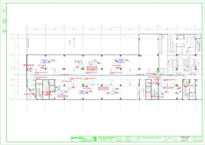 酒店工程动力三层夹层动力平面图CAD_图1